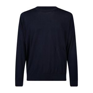 JOHN SMEDLEY Men's Long Sleeve Crewneck Pullover Men BLUE T-Shirts